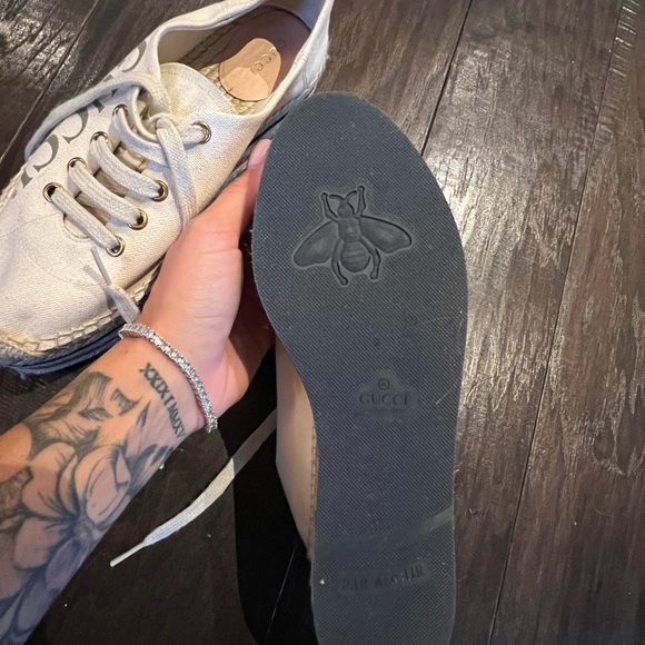 Gucci Canvas Platform Sneakers - Picture 4 of 4